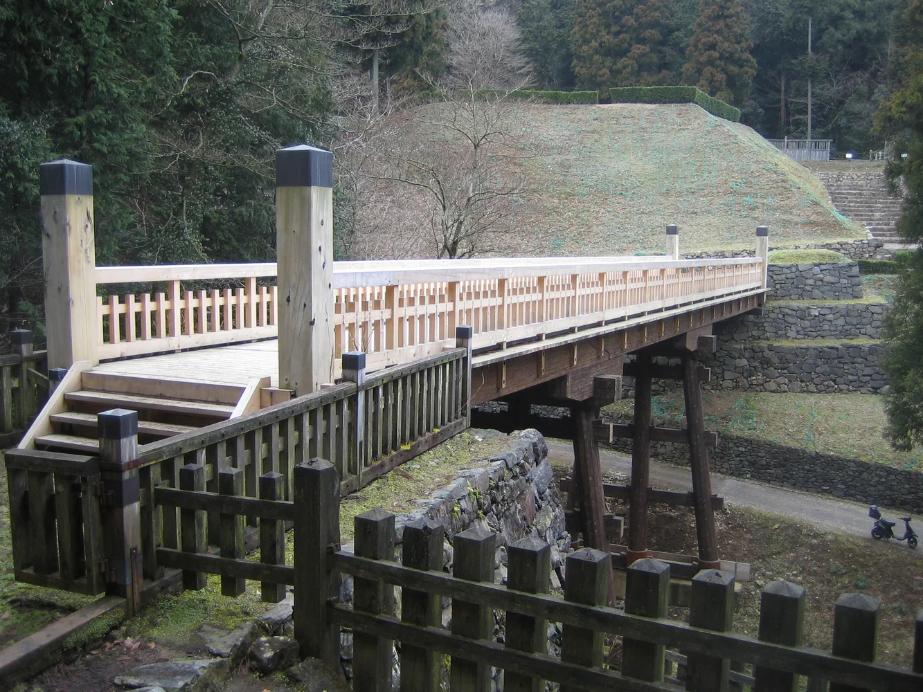 八王子城跡の曳橋